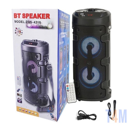 Sing-e  Portable Wireless Speaker ZQS4209/ZQS4210 Black